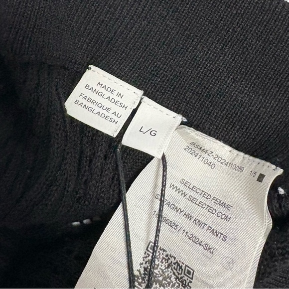 Selected Femme Slfagny HW Knit Pants - Picture 6 of 9